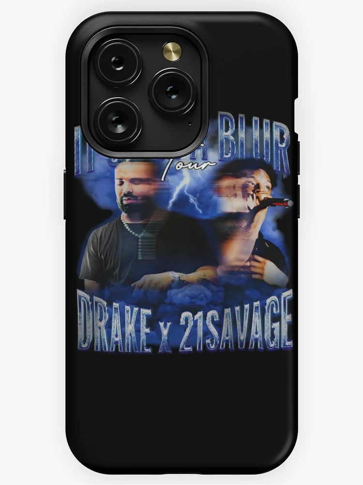 All a 2023 Drake 21 Savage It s Blur Tour Drake iPhone Case