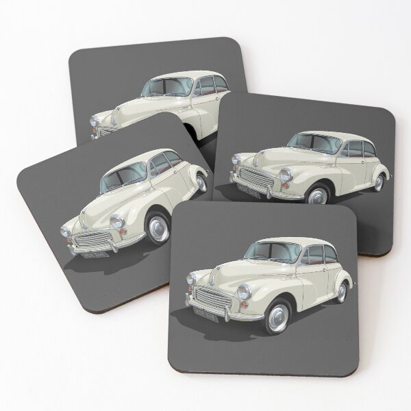 Item preview, Morris Minor in old english white designed and sold by candc-retro.