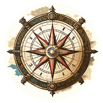 Imagen de la obra Travel Compass Rose de ArchieDid