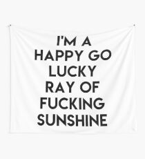Sonnenstrahl lustig Wandbehang