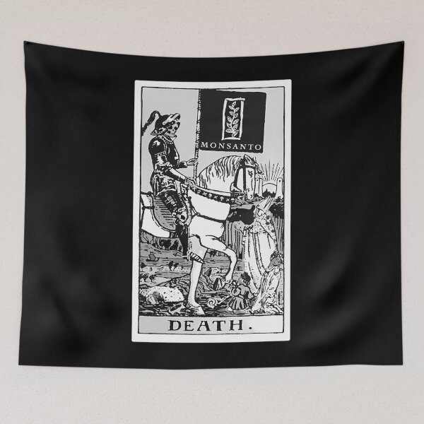 Item preview, Death By Monsanto Tarot Card  	 designed and sold by jayvvqnmxk0.