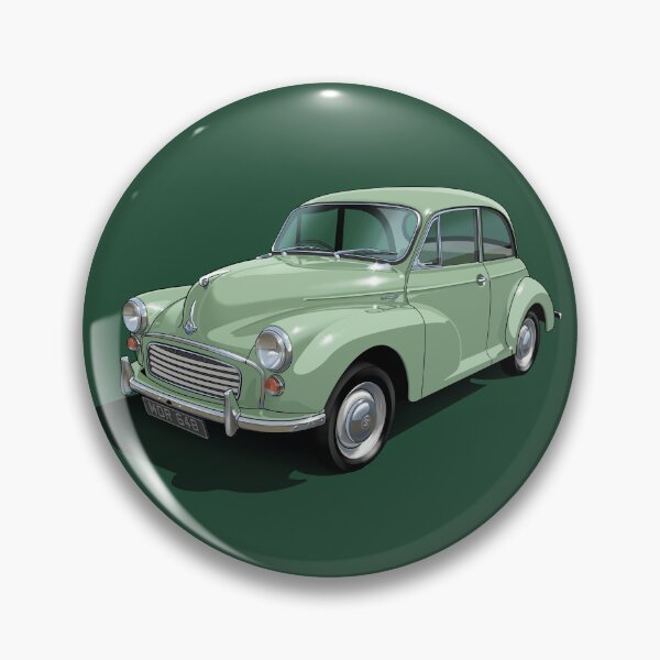 Item preview, Morris Minor in sage green designed and sold by candc-retro.