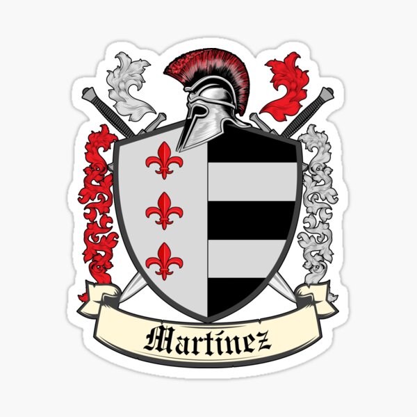 Item preview, Heraldic Shield of the Surname Martinez designed and sold by Karborrok.