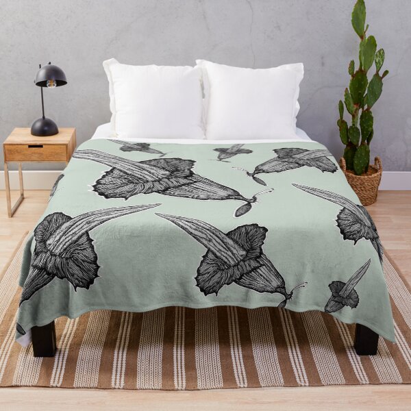 Item preview, Corpse Flower Butterfly Ink Drawing designed and sold by Jaraart.