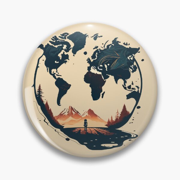 Item preview, Travel World Map Footprints designed and sold by ArchieDid.