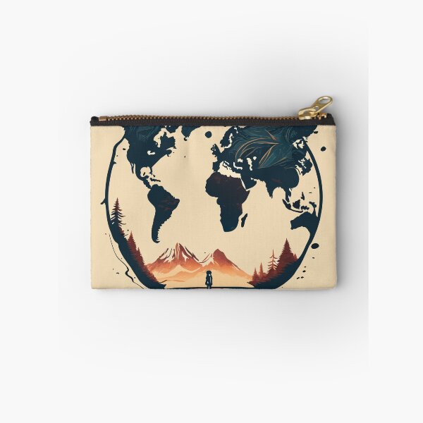 Item preview, Travel World Map Footprints designed and sold by ArchieDid.