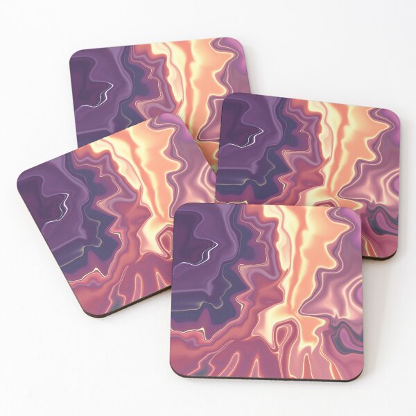 Item preview, Liquidity Swirling Liquid Lines and Swirley Shapes Contemporary Abstract 1 of 4 designed and sold by Beachy.