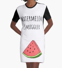 Funny Pregnancy Announcement Graphic T-Shirt Dress