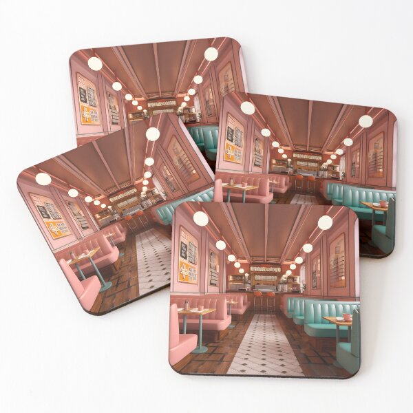 Item preview, Retro Parisian Brasserie - Old French Glamour Restaurants  designed and sold by PastelPalaceCo.