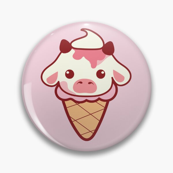 Item preview, Kawaii ice cream cow designed and sold by SunMoonMilk.