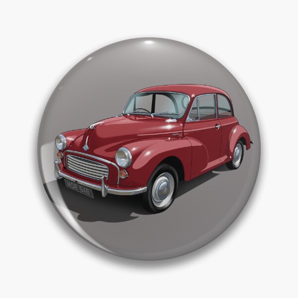 Item preview, Morris Minor in maroon designed and sold by candc-retro.