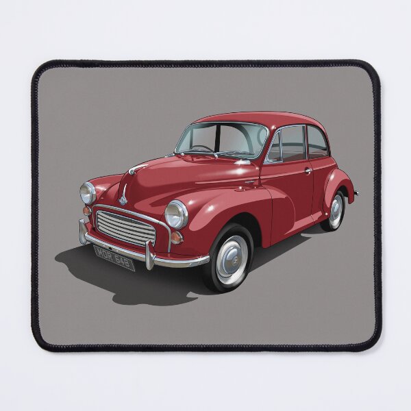 Item preview, Morris Minor in maroon designed and sold by candc-retro.