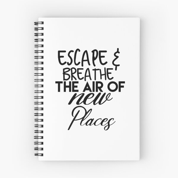 Item preview, Escape _amp_ Breathe The Air Of New Places Vinyl , Adventure s, Laptop Decals, Cute St designed and sold by tiennaocuanayy.