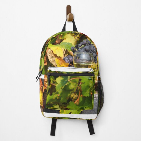 Item preview, vineyard with red and white wine autumn season designed and sold by goceris.