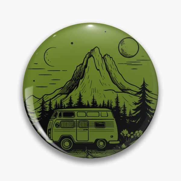 Item preview, Retro Travel: Vintage Adventure Camping Car designed and sold by ArtByKattie.