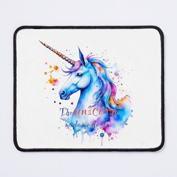 Item preview, [AI Art] The unicorn made me do it designed and sold by Sissle.