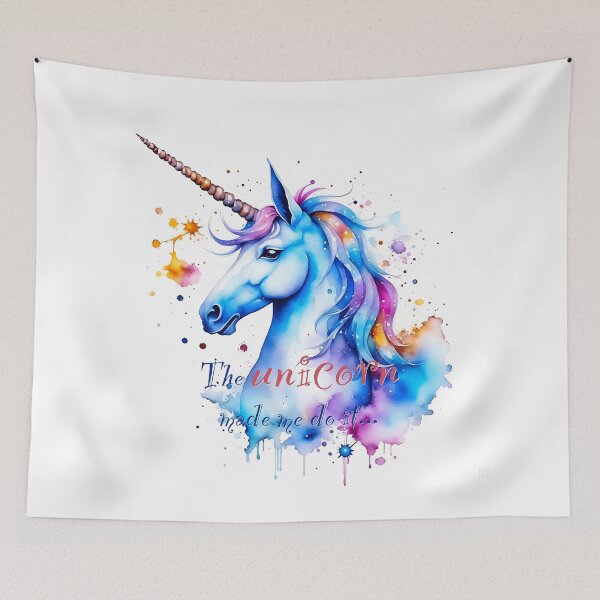 Item preview, [AI Art] The unicorn made me do it designed and sold by Sissle.