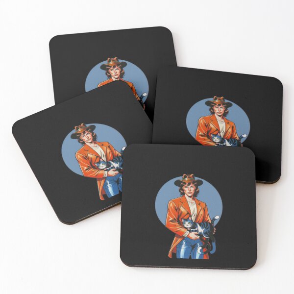 Item preview, Cute Cowboy Holding A Cat - Cat lover designed and sold by Amineharoni.