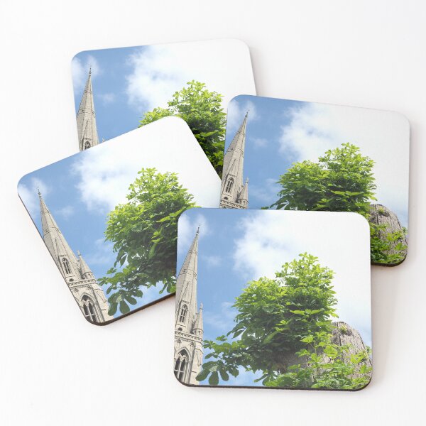 Item preview, Church Tower And Half Tree designed and sold by JoyPhotoArt.