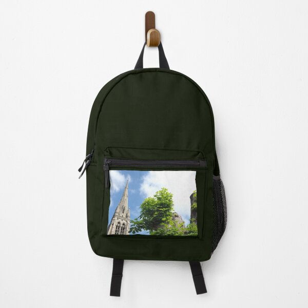 Item preview, Church Tower And Half Tree designed and sold by JoyPhotoArt.