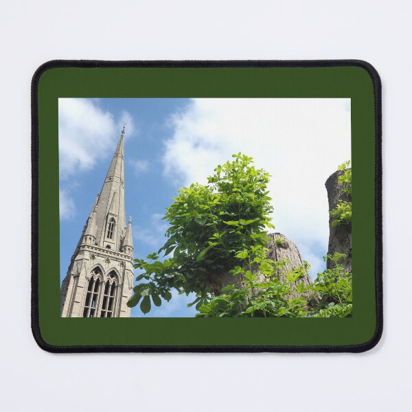 Item preview, Church Tower And Half Tree designed and sold by JoyPhotoArt.