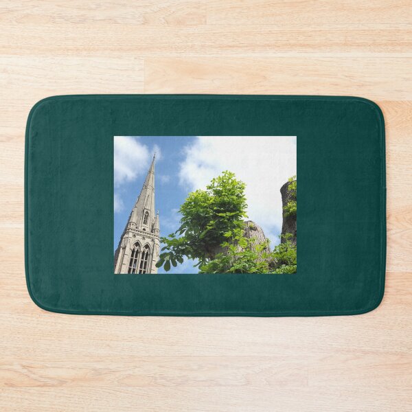 Item preview, Church Tower And Half Tree designed and sold by JoyPhotoArt.