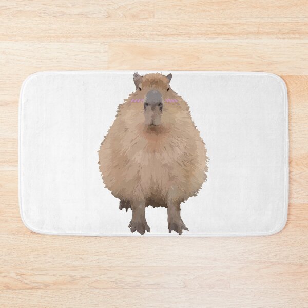 Item preview, cute and adorable capybara sitting designed and sold by Jakub Nowak.