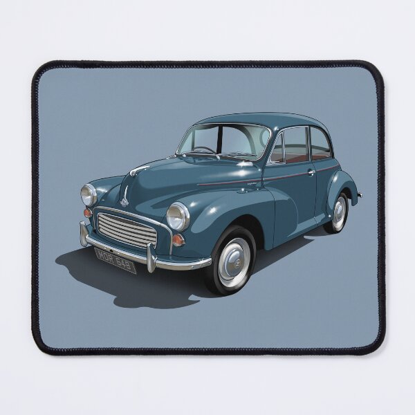 Item preview, Morris Minor in trafalgar blue designed and sold by candc-retro.