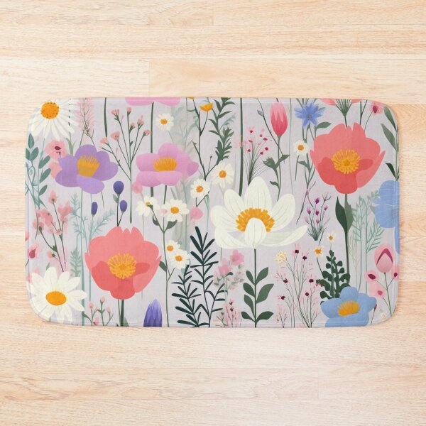 Item preview, (Non Pattern)Enchanted Flora: Boho Art Minimalist pastel-colored wildflowers. designed and sold by AlienSkinEyes.