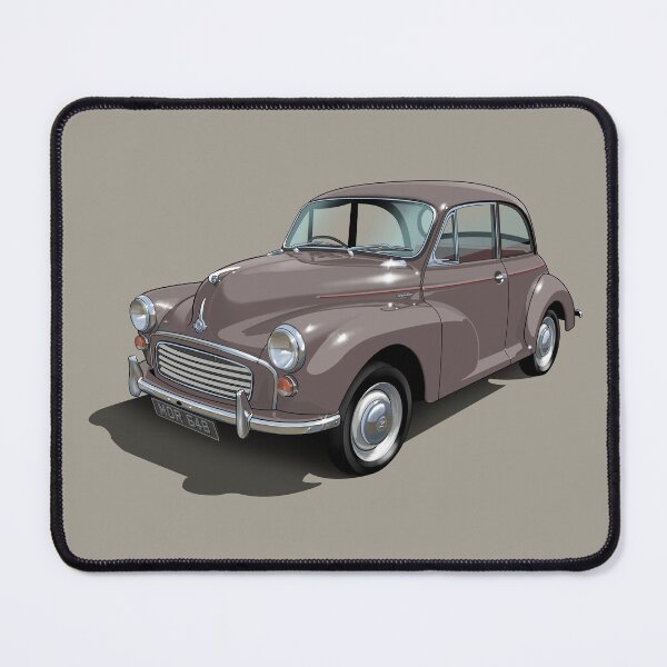 Item preview, Morris Minor in rose taupe designed and sold by candc-retro.