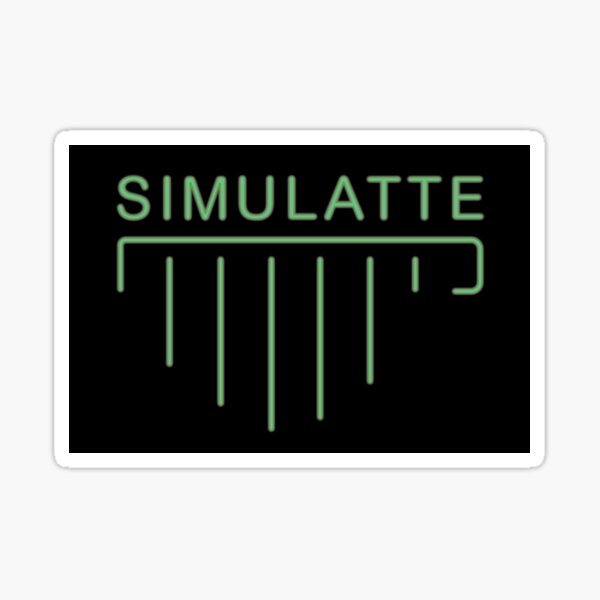 Matrix Resurrection - SIMULATE Sticker