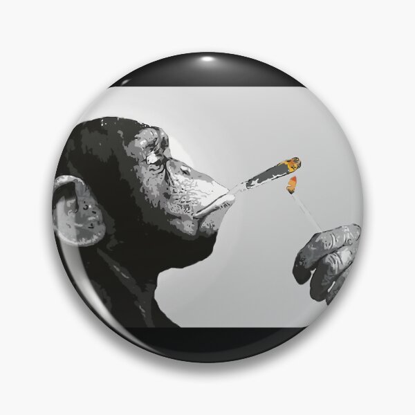Item preview, Banksy Steez Chimp Monkey Smoking Joint Greeting Card 	 designed and sold by mkocdgfvd56.