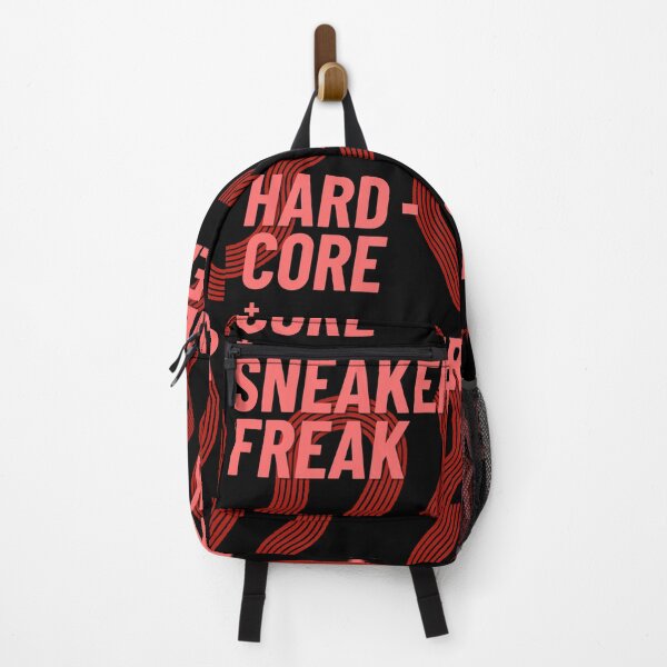 Item preview, Hard-core Sneaker Freak with Coral Pink Typography designed and sold by 45CreativeClub.