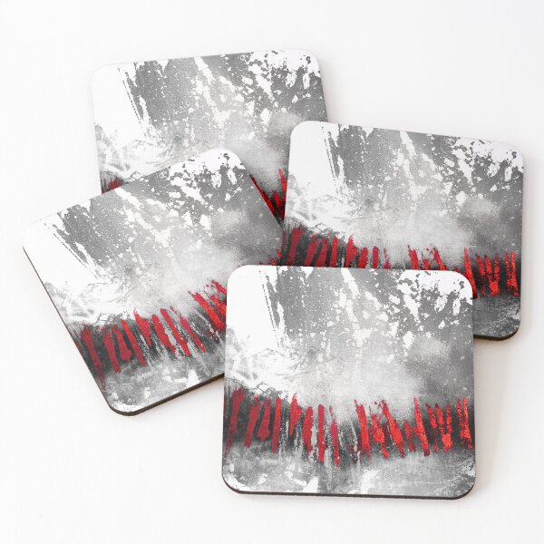 Item preview, Red gray abstract designed and sold by ElaSzczepaniak.