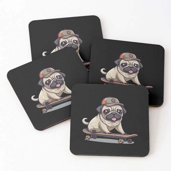 Item preview, Diseño lindo del tema del amante del patinaje del barro amasado, perro del animal doméstico del arte del patinador del barro amasado designed and sold by MysteriousJ.