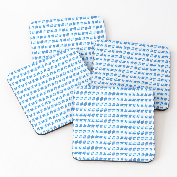 Hashtags Coasters for Sale Redbubble