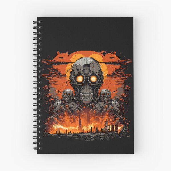 Item preview, AI Cyborg Robot Skull - EnD Of ThE World designed and sold by MLArtifex.
