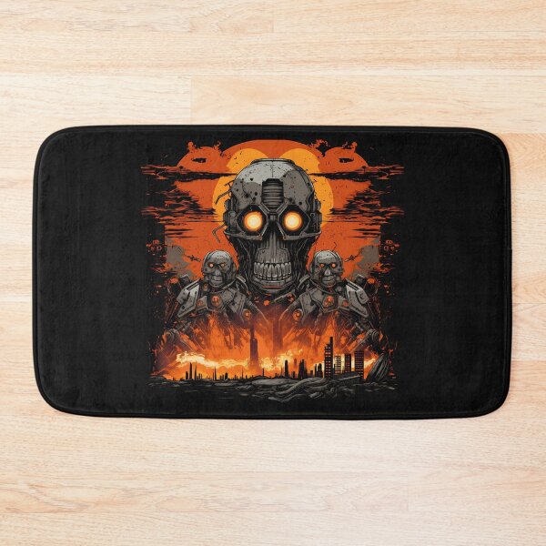 Item preview, AI Cyborg Robot Skull - EnD Of ThE World designed and sold by MLArtifex.