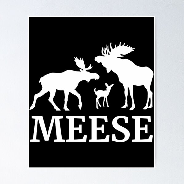 Item preview, Meese Plural Moose    	 designed and sold by pcueblpky9.