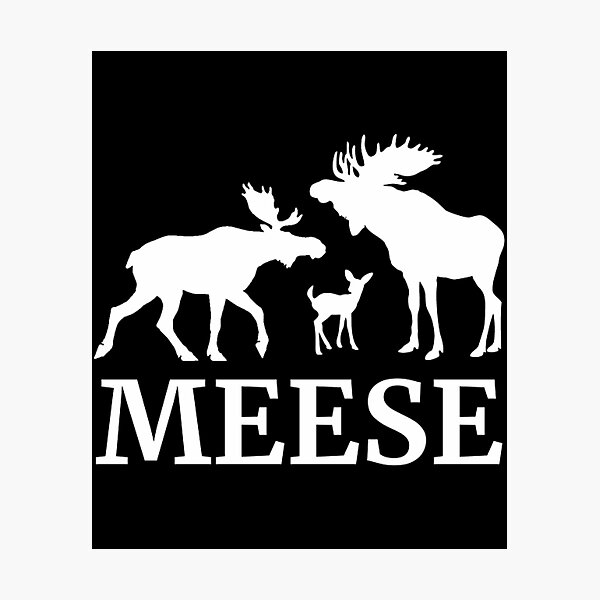 Item preview, Meese Plural Moose    	 designed and sold by pcueblpky9.