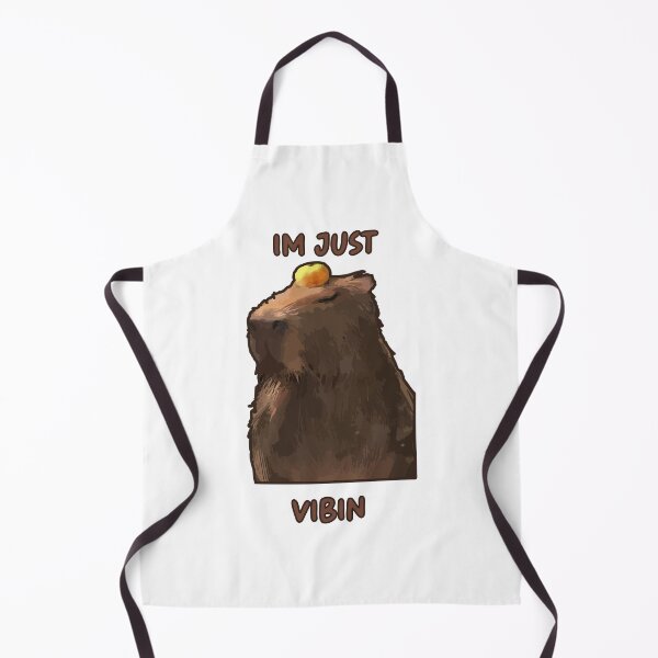 Item preview, chilling cute capybara with orange designed and sold by Jakub Nowak.