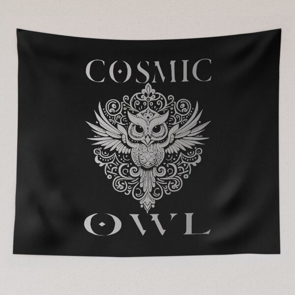 Item preview, Cosmic Owl - Grey designed and sold by Soulemotion.