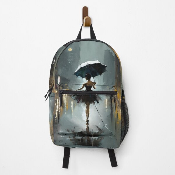 Item preview, Ballerina Walking on a road holding an umbrella design designed and sold by M-Infinite.