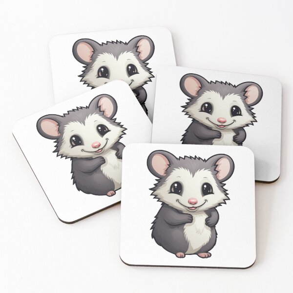 Item preview, Charming Little Opossum, cute simple opossum designed and sold by PrintDesignLab.