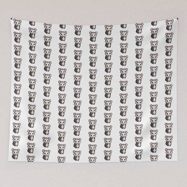 Item preview, Charming Little Opossum, cute simple opossum designed and sold by PrintDesignLab.