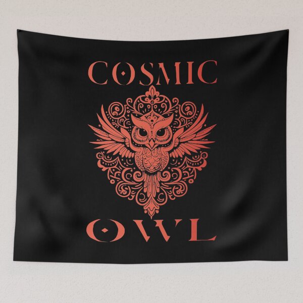 Item preview, Cosmic Owl - Light Red designed and sold by Soulemotion.
