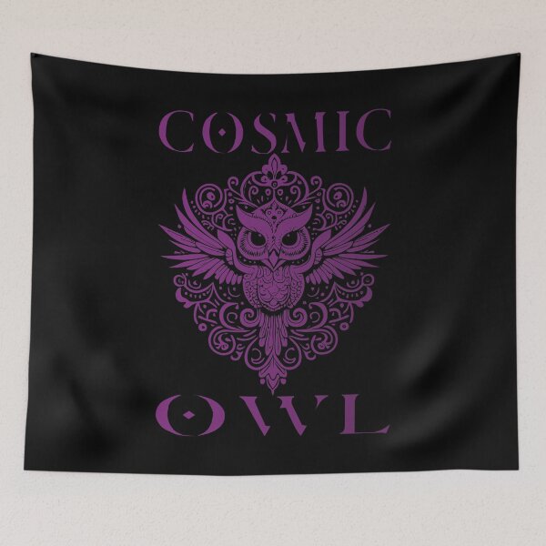 Item preview, Cosmic Owl - Purple designed and sold by Soulemotion.