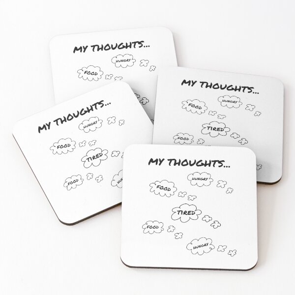 Item preview, My Thoughts... Hungry designed and sold by Sketchypenface.