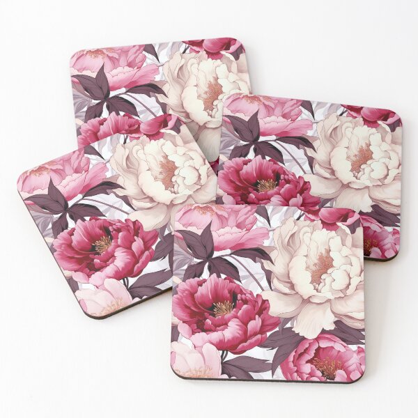 Item preview, Modern Peonies designed and sold by TheFrenchVegan.