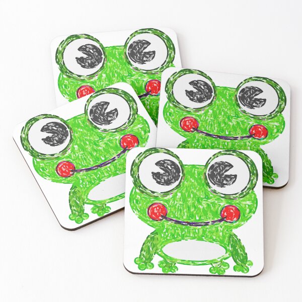 Item preview, Cute green frog animal character designed and sold by dvsarts26.